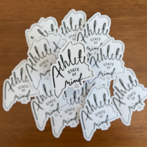athlete state of mind sticker