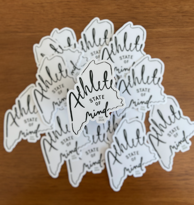 athlete state of mind sticker